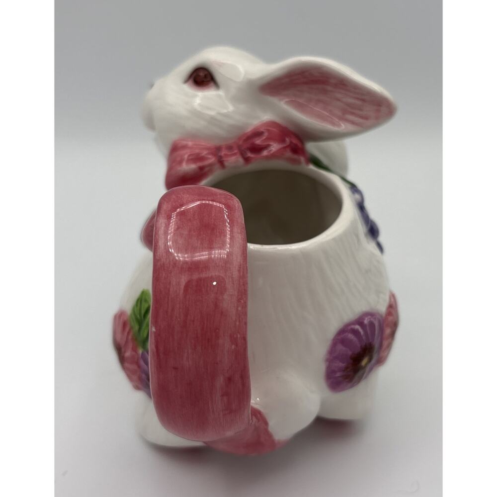 Ceramic Spring Rabbit Creamer Easter Table Decor - Picture 7 of 11